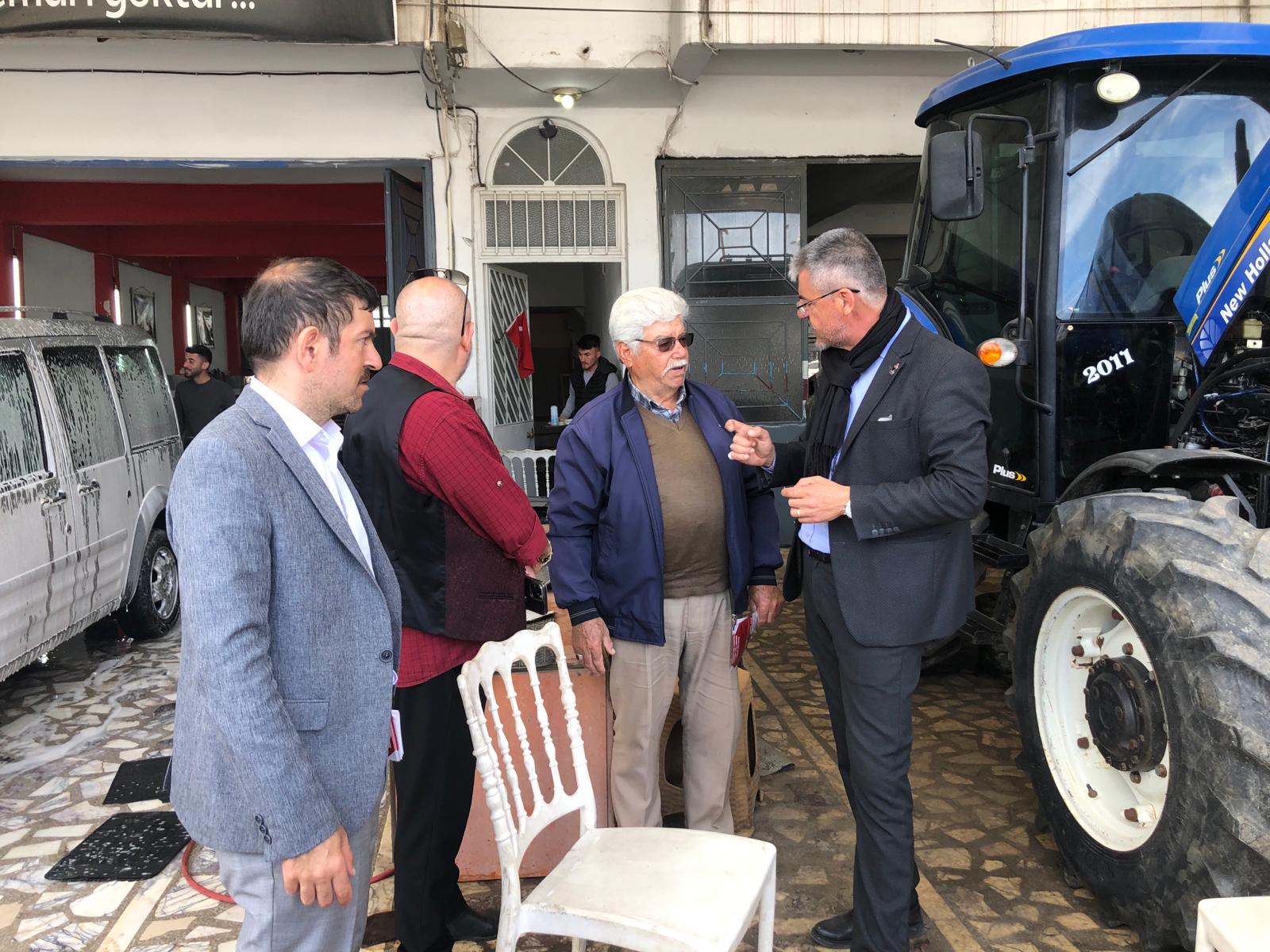 Başkan Adayı Yiğit, Ziyaretlerini Sürdürüyor (6)