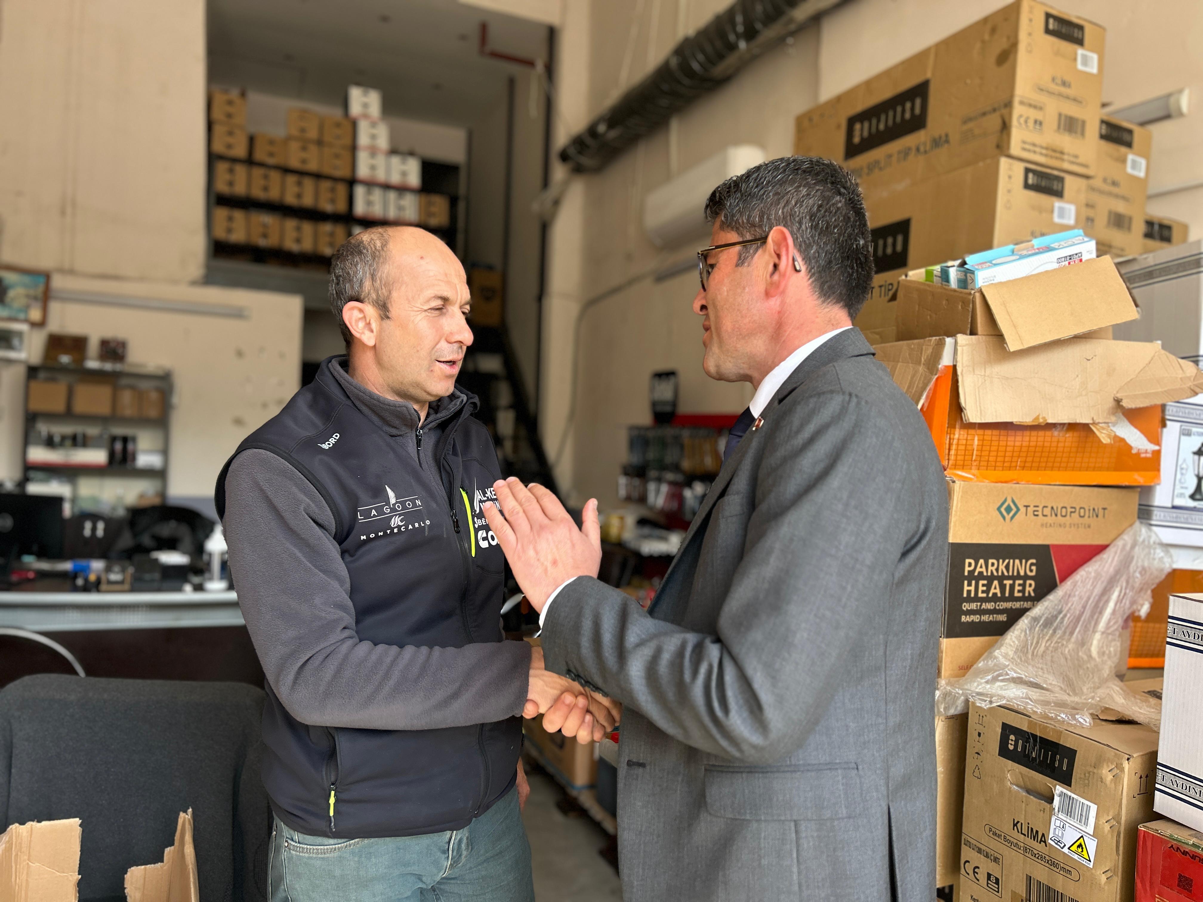 Kökten, Esnafların İlgisine Teşekkür Etti (6)