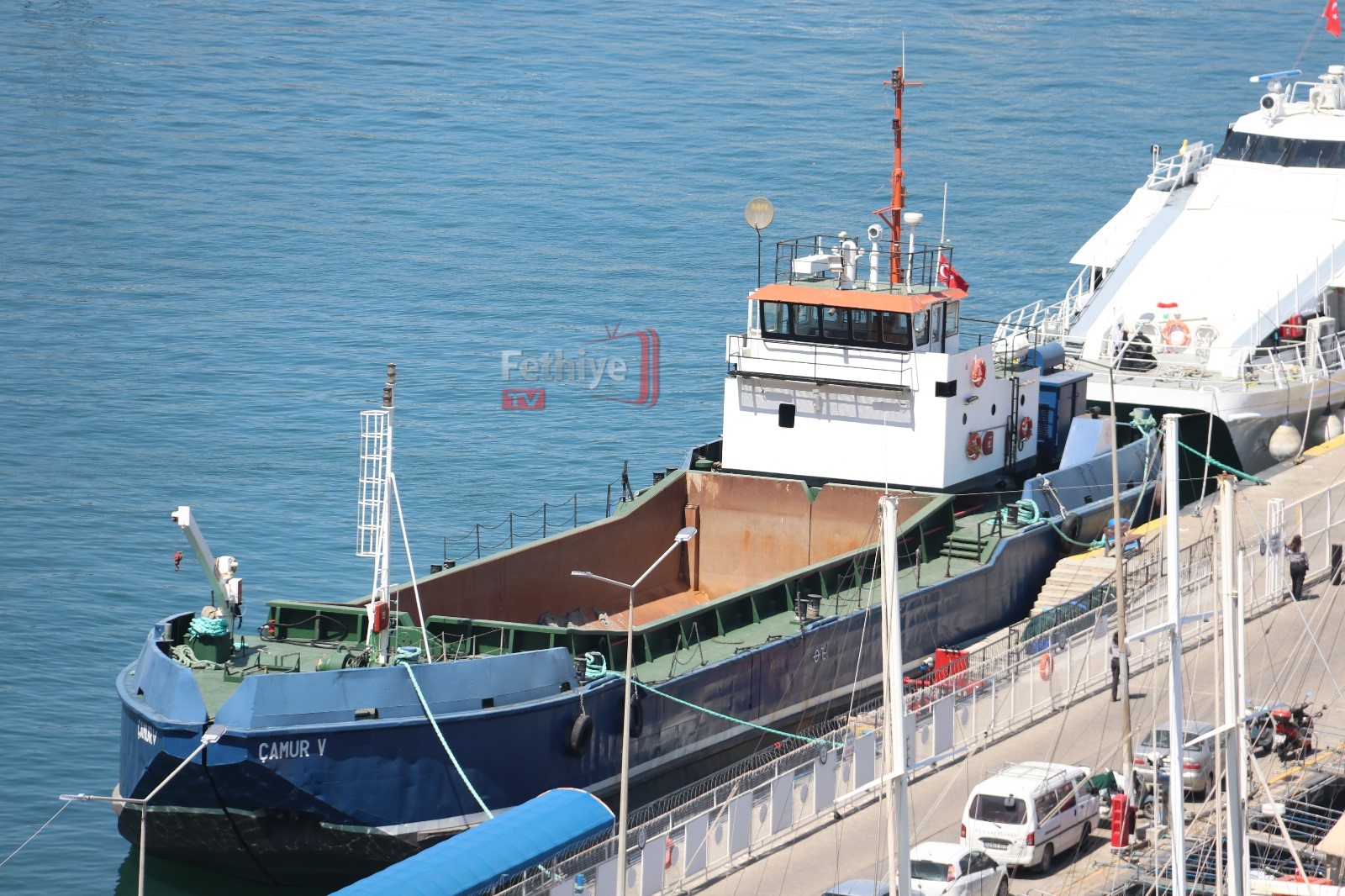 Fethiye’ye Gelen “Çamur V” Gemisi Körfezde Nasıl Çalışacak (1)