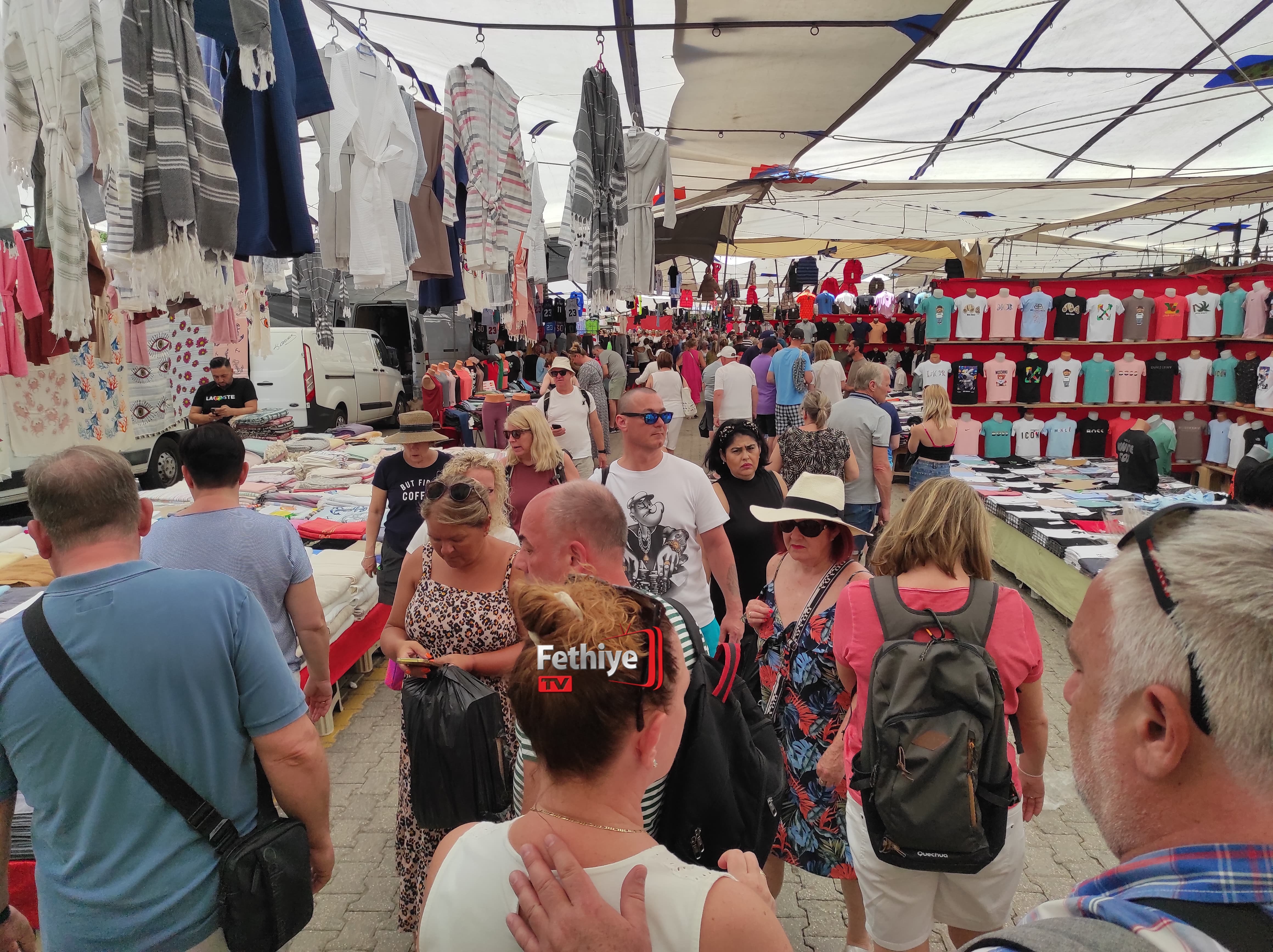 Fethiye Salı Pazarına Yabancı Turist Akını! (1)