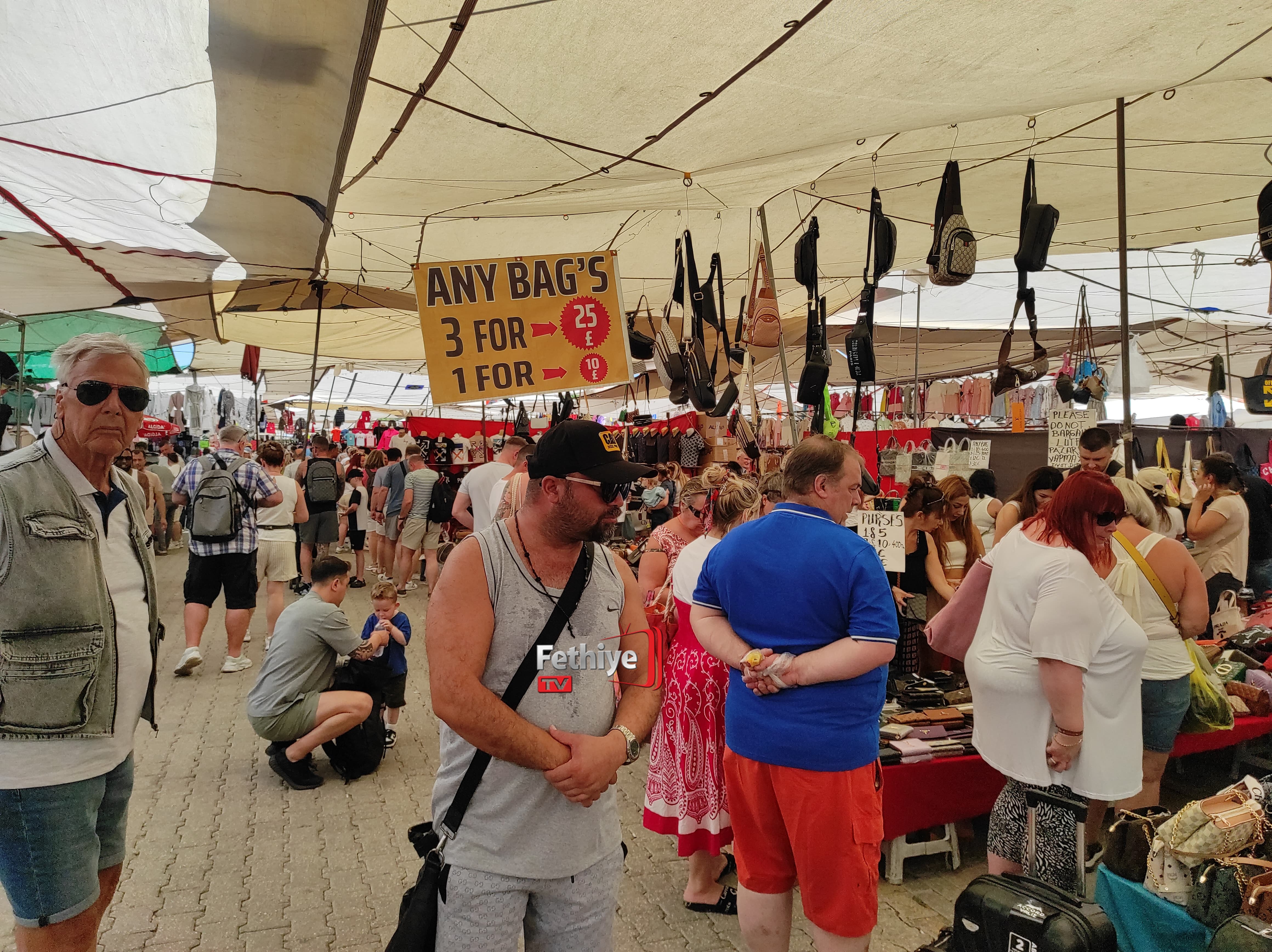 Fethiye Salı Pazarına Yabancı Turist Akını! (4)