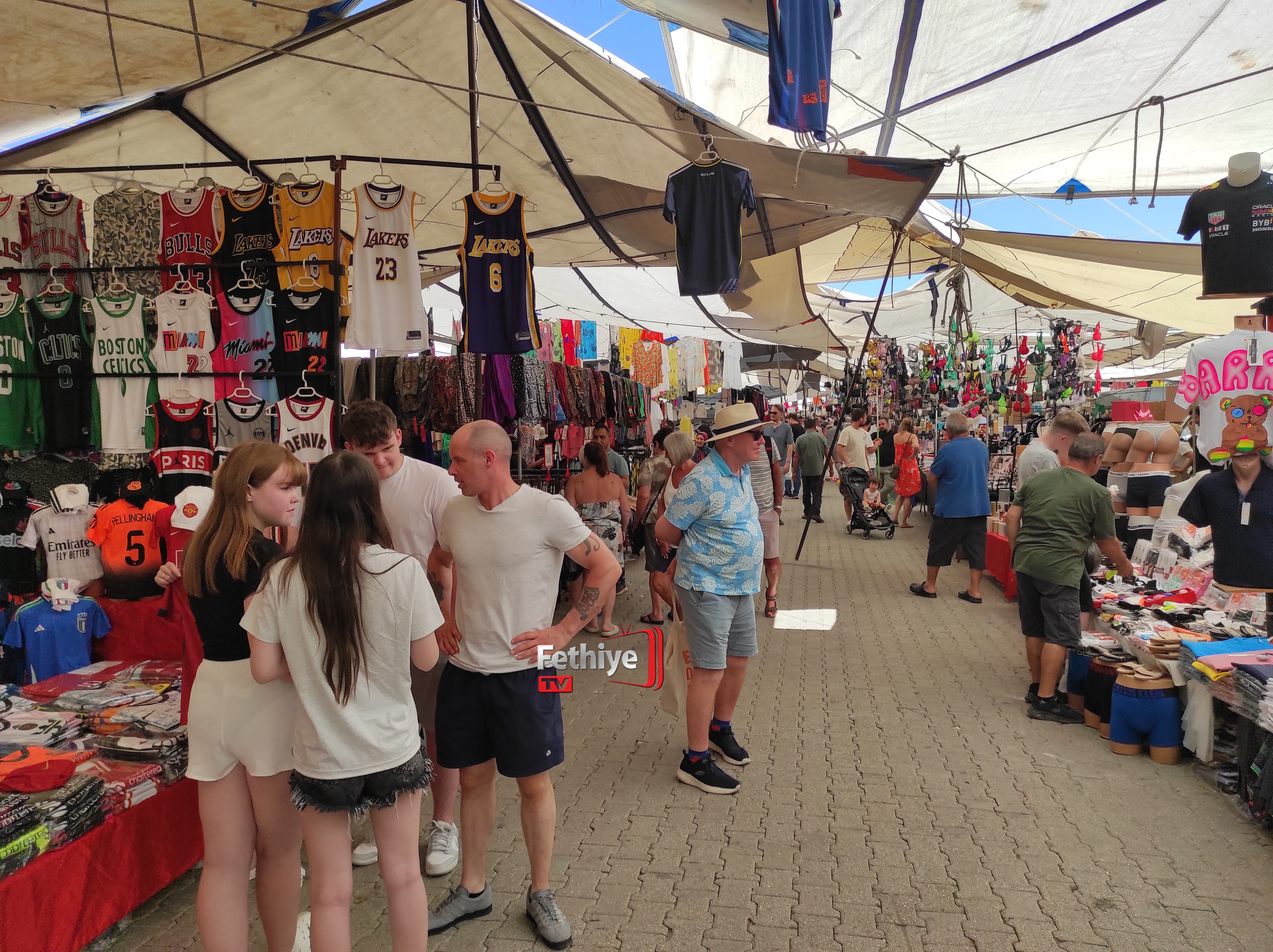 Fethiye Salı Pazarına Yabancı Turist Akını! (7)