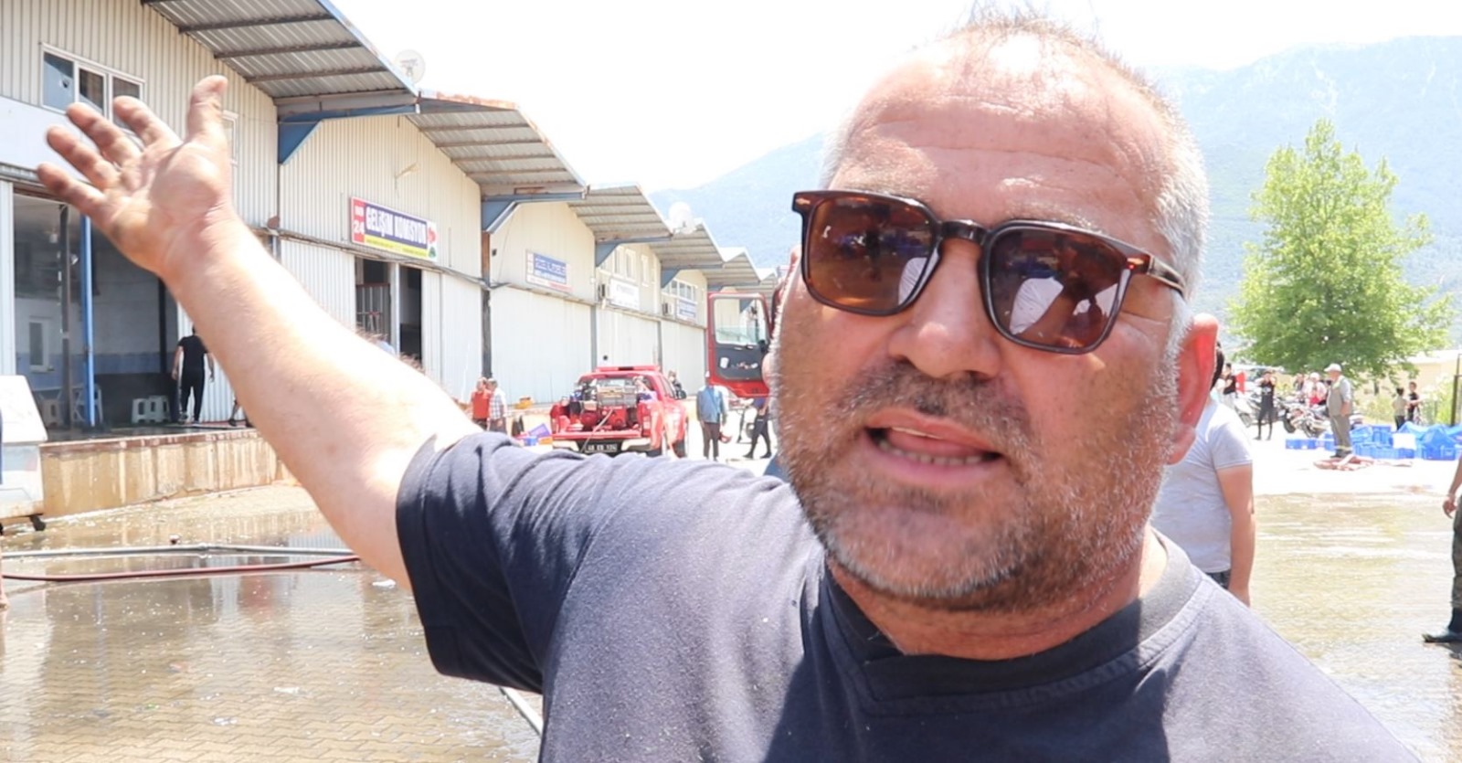 Karaçulha Hali’nde Çıkan Yangın Söndürüldü (3)