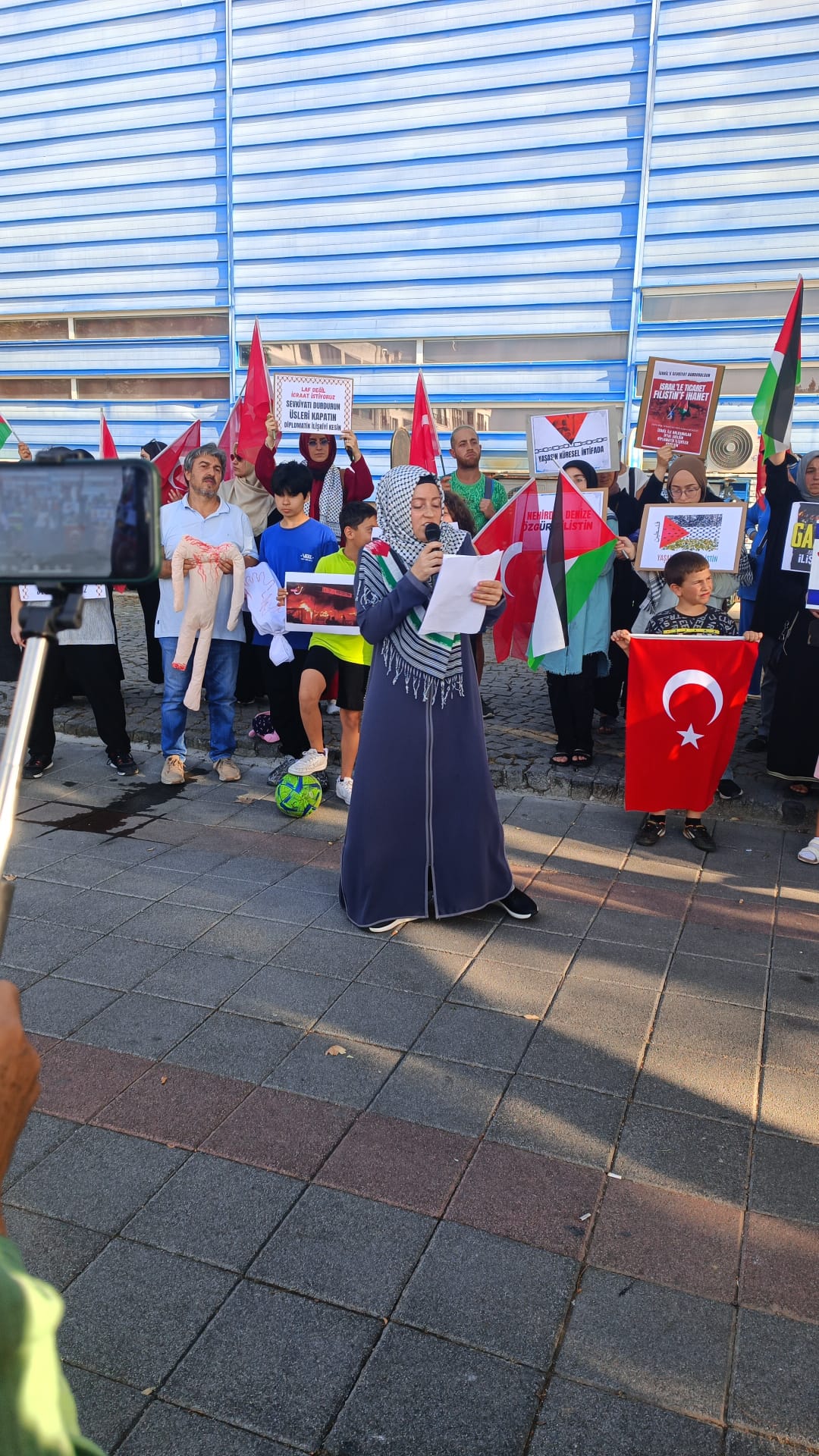 Fethiye’de Filistin’e Destek Eylemi (1)