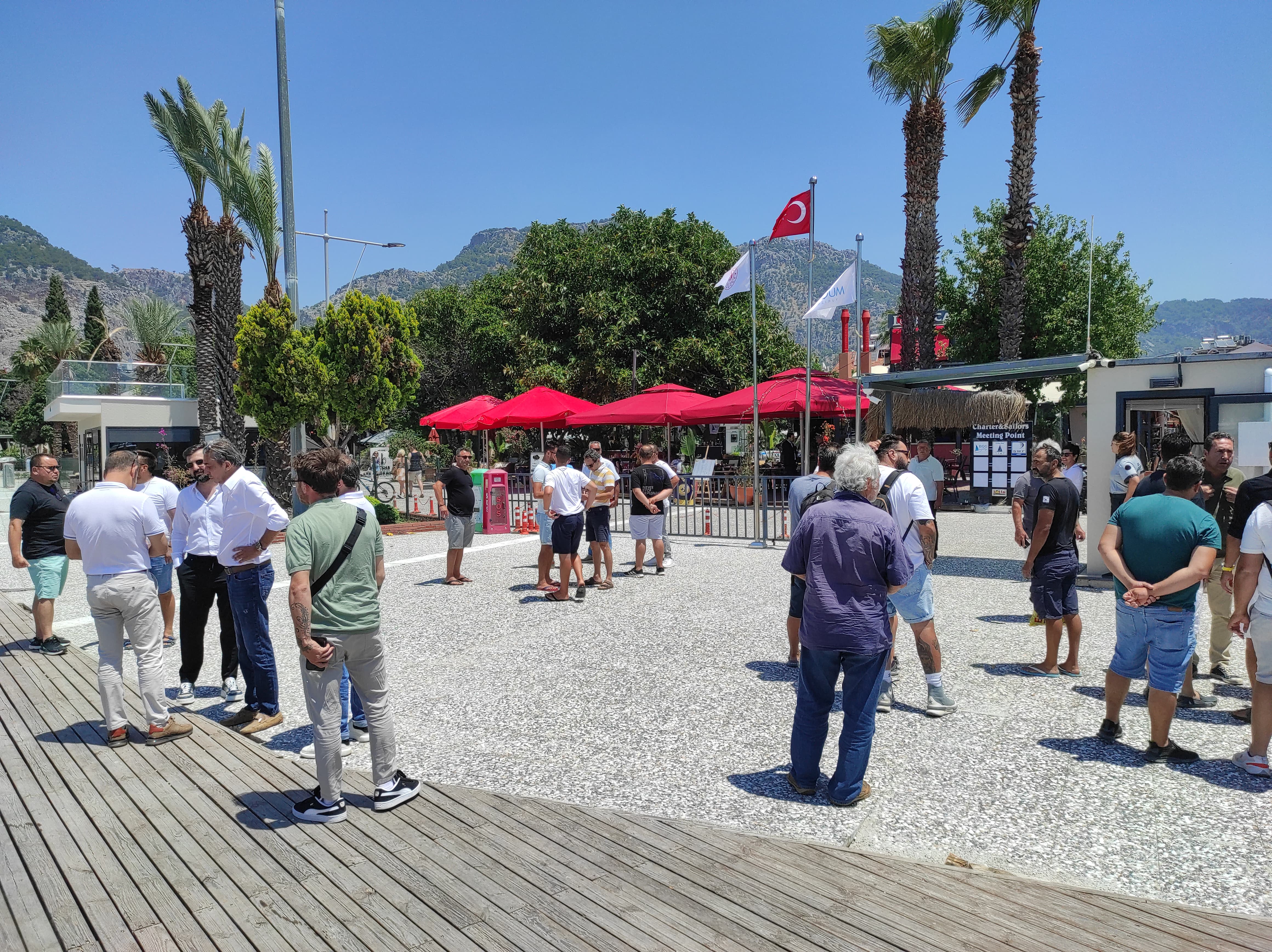 Göcek'te Tekne Sahipleri İle Marina Arasındaki Fiyat Sorunu Çözüldü (3)
