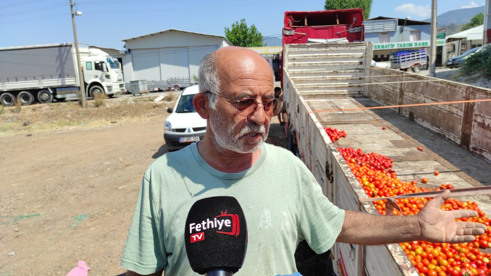 Karaçulha Toptancı Halinde Salçalık Domates Mesaisi (4)