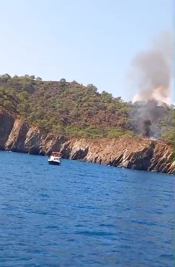 Fethiye Katrancı Koyu Yangın (3)