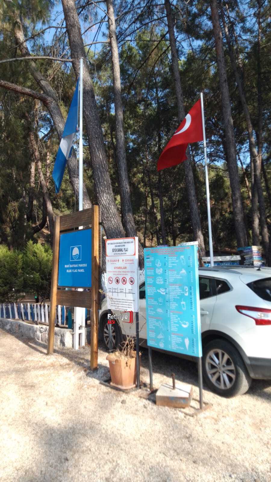Fethiye Okulun İşlettiği Mavi Bayraklı Plaj Tatilcileri Ağırlıyor (6)