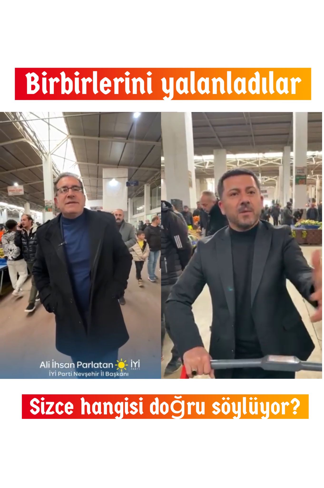 İyi̇ Parti İl Başkanı Ve Rasim Arı Birbirini Yalanladı