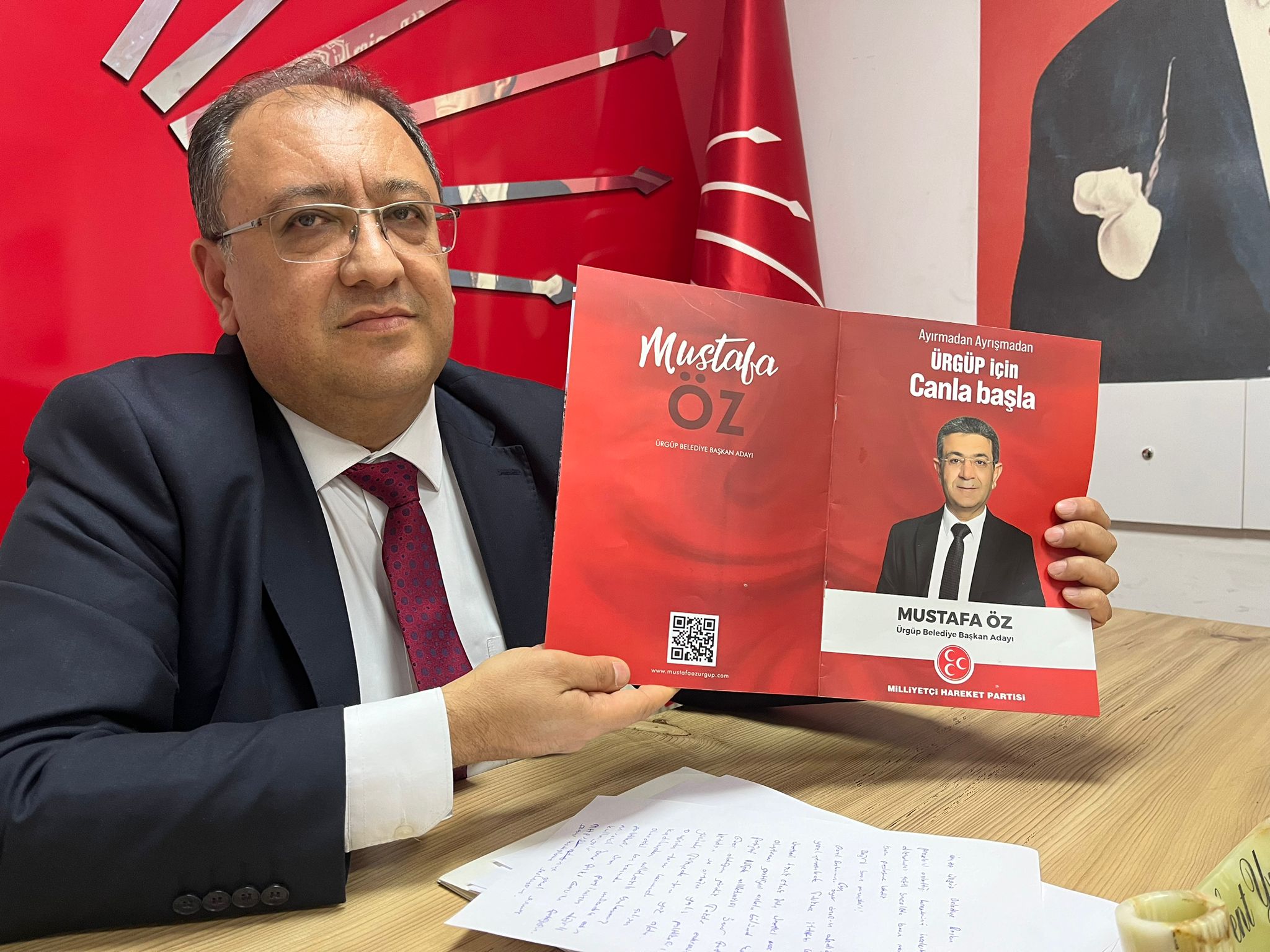 Mhp Adayı Seçim Broşüründe Chp'nin Çalışmalarını Örnek Gösterdi 2