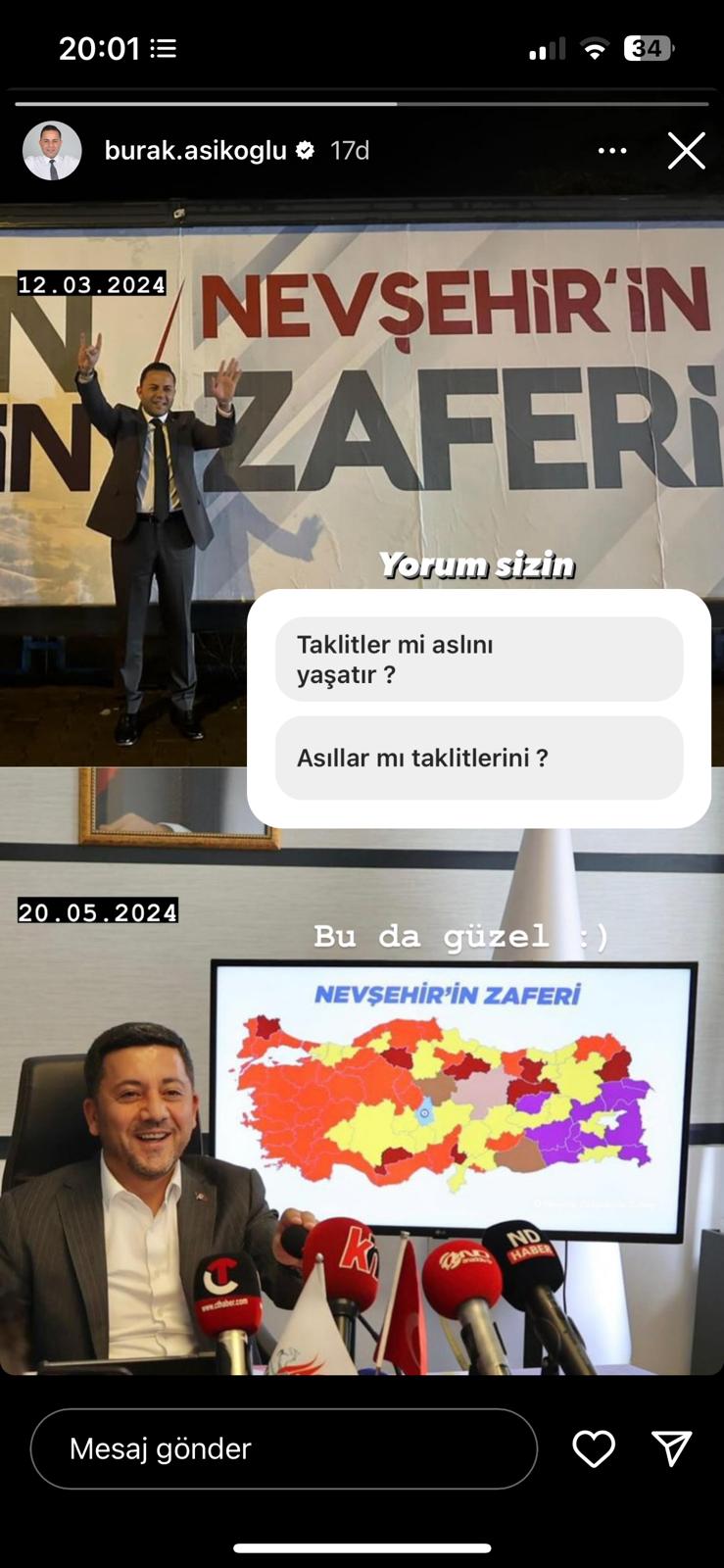 Zafer Partili Aşıkoğlu’ndan Başkan Arı’ya Gönderme 2