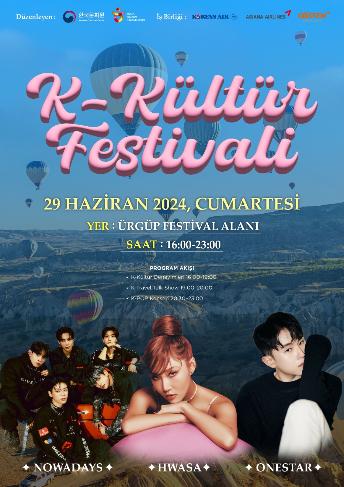Kore Kültür Merkezi’nden Nevşehir’de “K Kültür Festivali”
